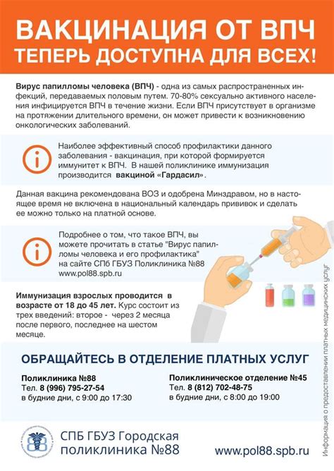 Эффективность вакцинации от вируса папилломы человека и ее долгосрочные результаты