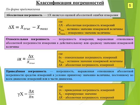  Уровень точности и погрешности измерения давления 