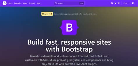 Bootstrap: эффективный инструмент для оперативной и гибкой вёрстки