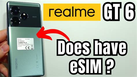 Realme: поддержка eSIM в современных смартфонах